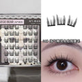 Gege bearkorean style girl group glue-free false eyelashes self-adhesive natureartificial mom-like lazy single cluster eyelashes