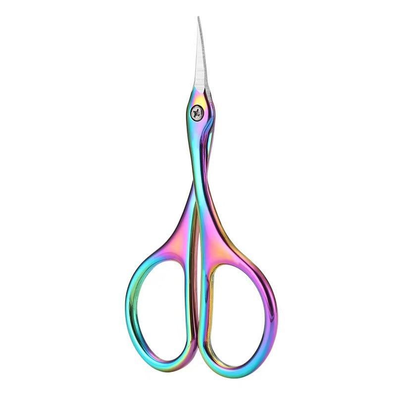 Ukrainian style russian style swan front dead skin scissors frosted elbow prosthetic cross-border manicure tools easy to cut stainless steel