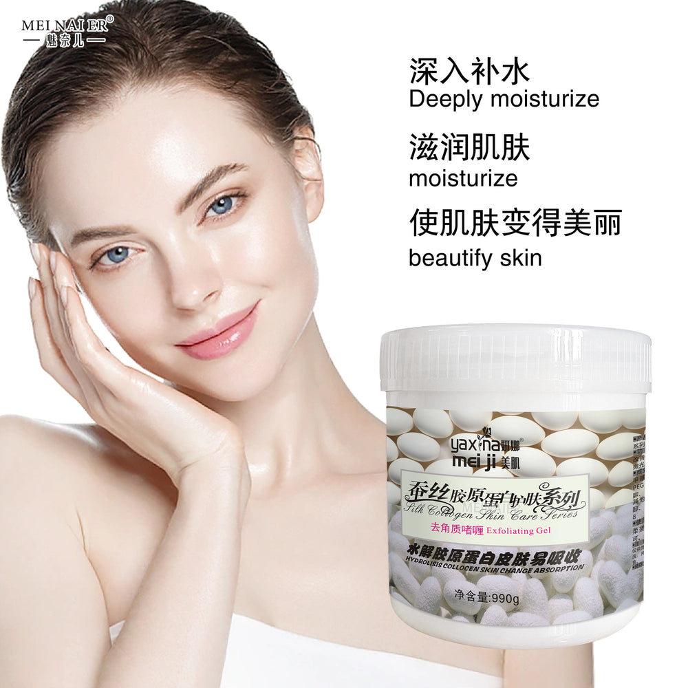 Beauty salon facial body exfoliating gel moisturizing dead skin remover gel deep cleansing skin care