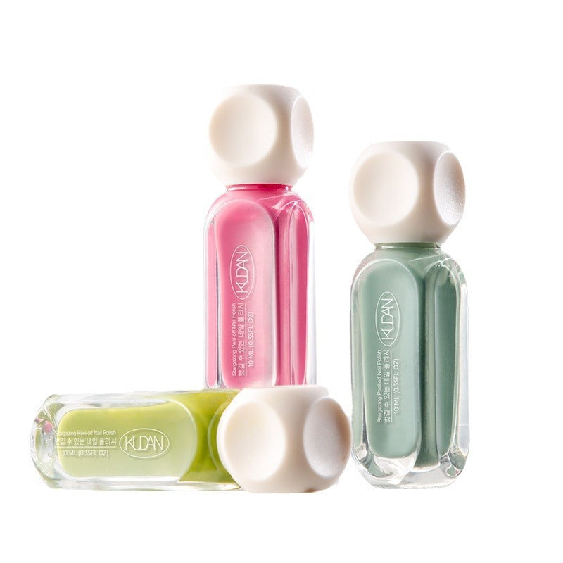 Kudan nail polish no bake quick drying water-based peelable light fragrance 10ml nail polish new cross-border best selling 41 colors