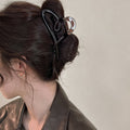 Large matte love gripper female elegant back of head hairpin high-end 2024new arrivalfashion shark clip headwear