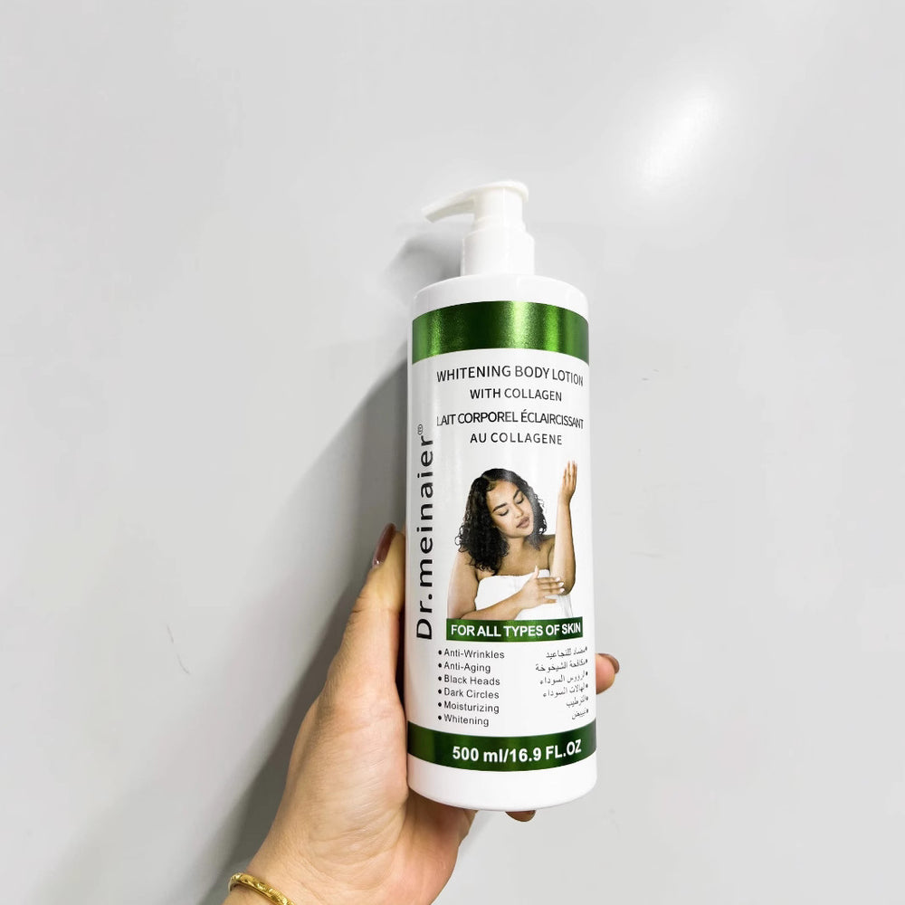 collagen body lotion 500ml - hydrating, moisturizing, anti-chapping body cream - wholesale for export