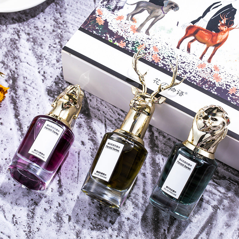 Animal head perfume set - premium fragrance gift box for men and women - tiktok hot seller - french perfume for women