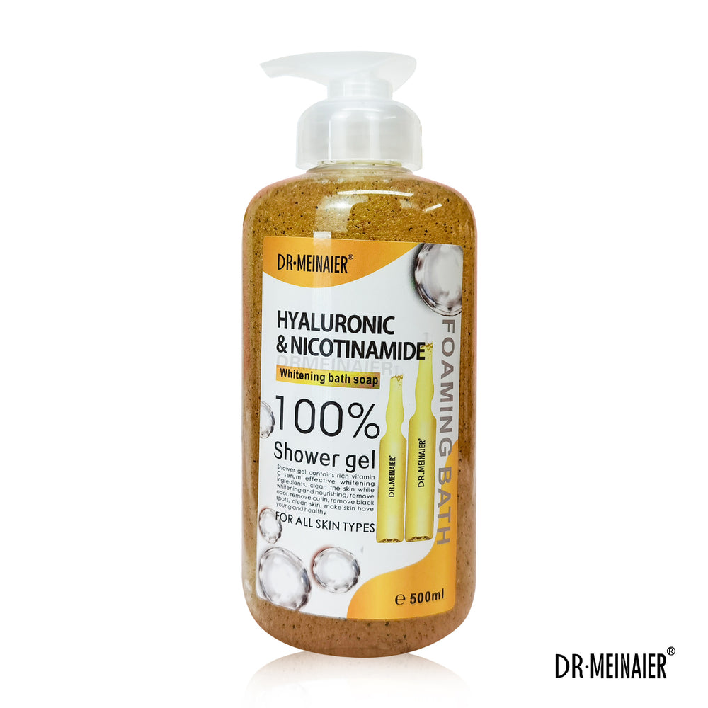 foreign trade shower gel, vitamin c, silky skin, rich foam, refreshing and moisturizing skin, gentle and long-lasting fragrance