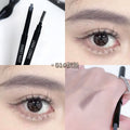 Sweet mint ultra-fine dual-ended eyebrow pencil - waterproof, sweat-proof, long-lasting, smudge-proof, creates defined brows, perfect for beginners achieving natural, defined brows