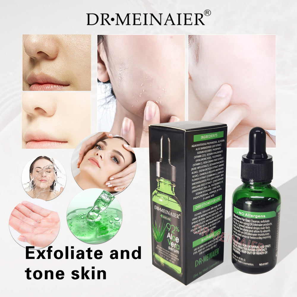 aloe vera essence serum - hydrating, moisturizing, and brightening skincare, direct from the factory