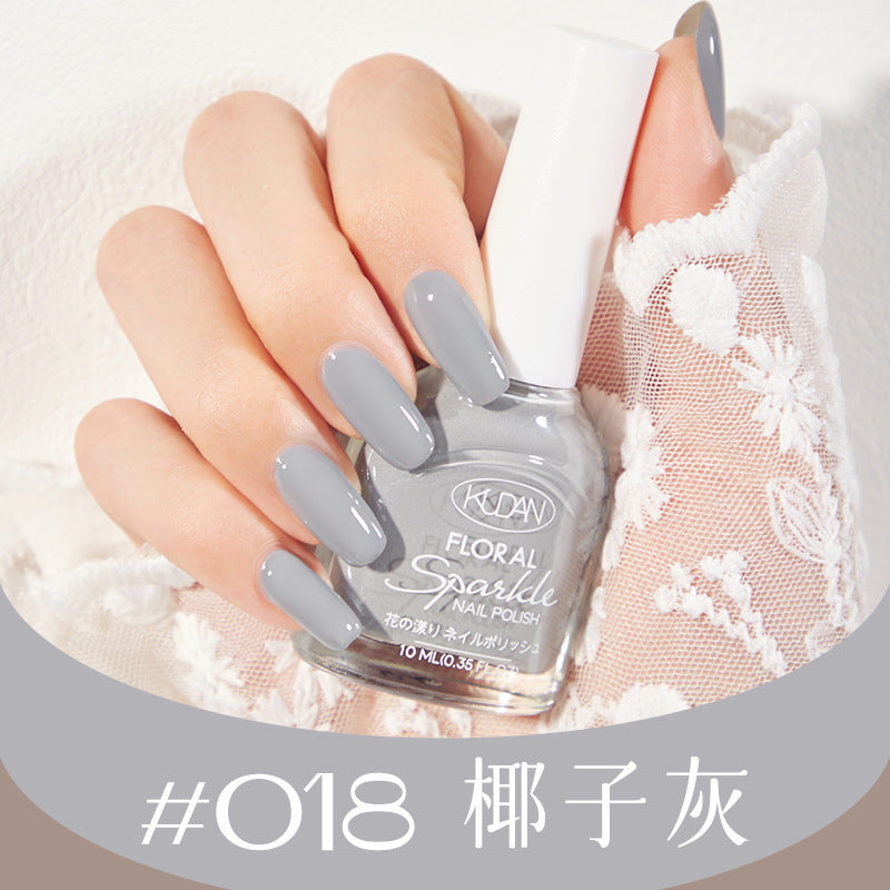 Nail polish, no baking, quick drying, long-lasting, tearable, fall and winter peelable, water-based, transparent nude color, nail salon nail polish wholesale