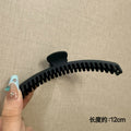 62# frosted comb clip black-12cm