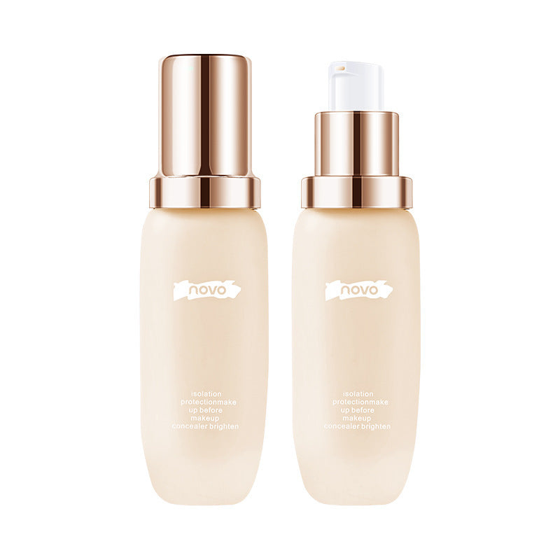 Novo silky smooth hydrating & correcting primer - perfect for dry skin, creamy complexions, oil control, moisturizing, concealing, and brightening - makeup base