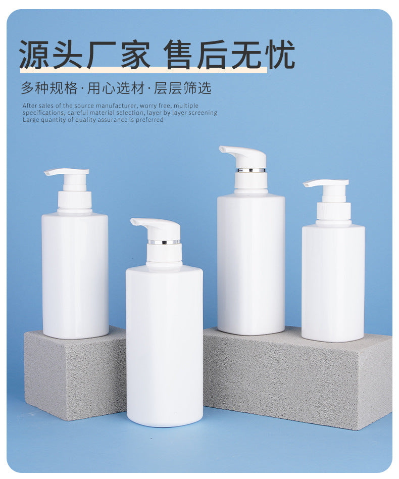 High-end hotel bathroom refillable replacement bottles, push-type shampoo, hand sanitizer, shower gel bottles, lotion bottles, refillable bottles