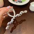 Sweet and cool y2k oversized star gripper shark clip back of head hair gripper hair clip for women 2024 new hair accessories headwear
