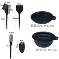 hot-selling hair dyeing tools 5-piece set hairdressing baking oil folding bowl hair dyeing brush hair dyeing comb hair dyeing artifact