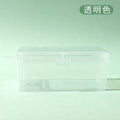 Wholesale mini plastic box - small finger puff packaging box, dustproof portable lidded jewelry storage box