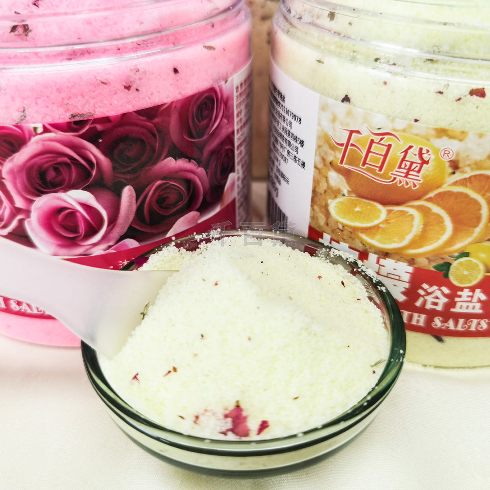 Petal bath salt body scrub - deep cleansing exfoliating bath salt - fine salt wholesale
