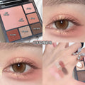 Sweet mint gradient eyeshadow palette - everyday commute, earth tones, matte, highlighter, contour, blush all-in-one