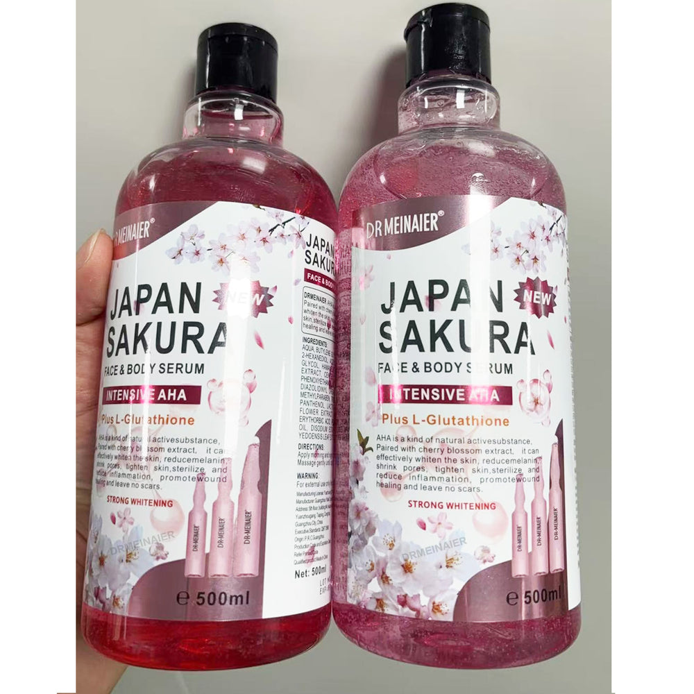 sakura essence facial essence repair moisturizing and hydrating skin essence 500ml export wholesale