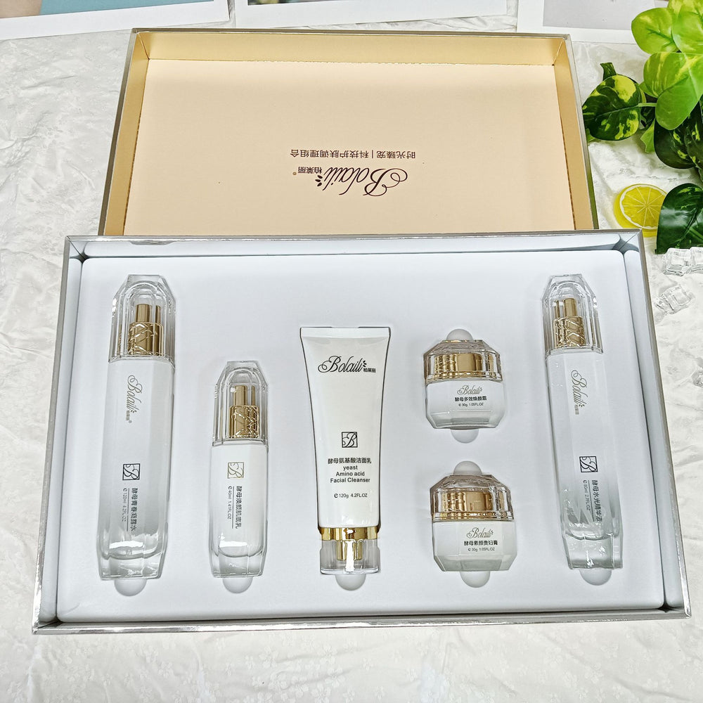 belair yeast lady cream rejuvenating six-piece box hydrating, moisturizing, concealer and skin care product set