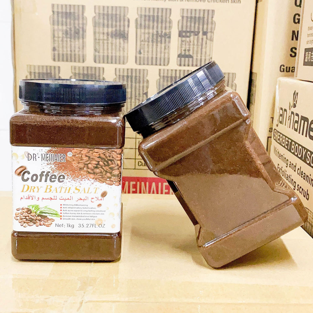1kg coffee scrub bath salt scrub fragrance body bubble sea salt cleansing cuticle wet salt coffee