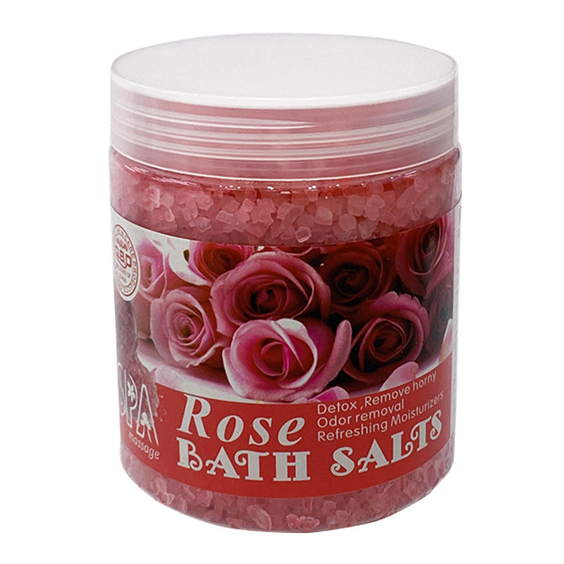 exclusive scrub crystal salt fragrance bath coarse salt exfoliating chicken skin sea salt bath and foot soak 350g