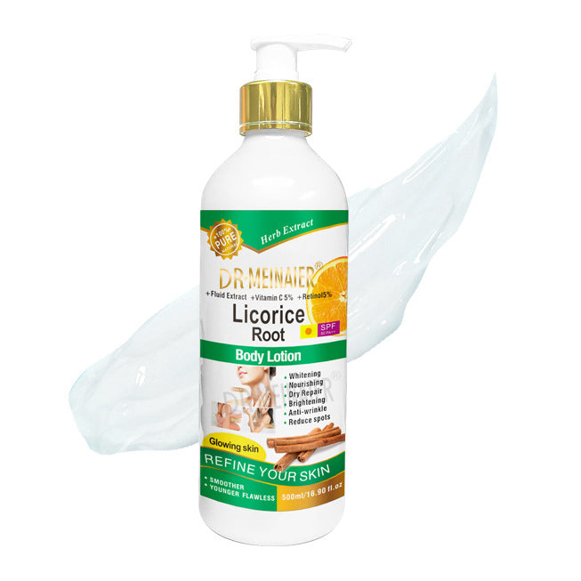 body lotion licorice body massage lotion moisturizing lotion moisturizing skin lotion 500ml factory wholesale