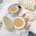 Jiujiu diary light feather soft mist cushion bb cream moisturizing concealer brightening skin color waterproof no makeup no powder