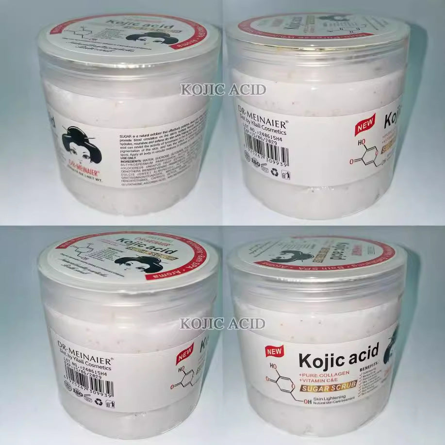 kojic acid bath salt brightening moisturizing scrub deep exfoliating kojic acid sugar scrub 680g