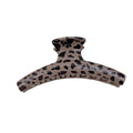 Classy large leopard print gripper casualretro hair card popular back of the head hair volume elegant shark clip
