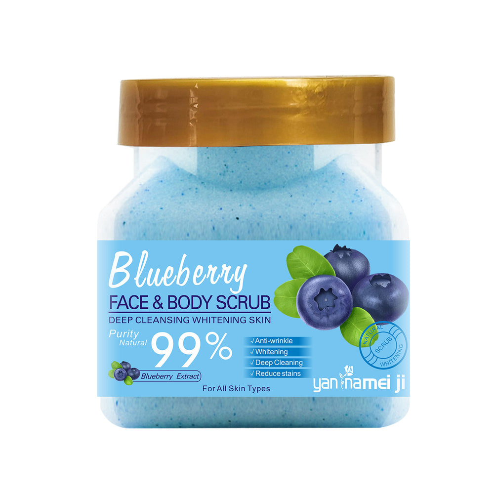 fruit scented bath salt, whole body exfoliating chicken skin square bottle scrub, deep cleansing bath mud rub 500g