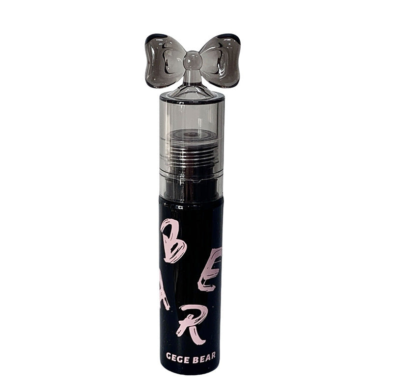 Gege bear crystal clear plumping lip glaze - waterproof, smudge-proof, mirror glass finish, moisturizing lipstick