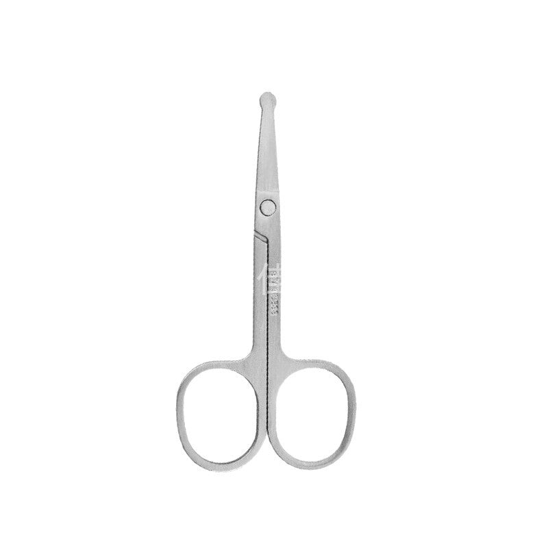 Stainless steel nose hair scissors eyebrow trimmer scissors women's beauty scissors makeup eyebrow scissors small eyebrow razor tool full set wholesale