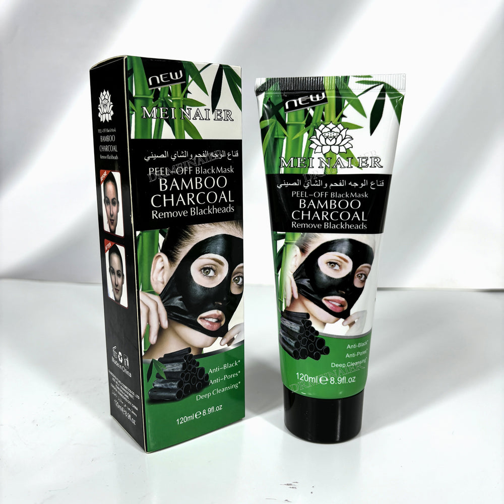 blackhead-absorbing nose mask, pore-cleansing, anti-wrinkle, oil-controlling activated carbon peel-off mask 120g factory direct sales
