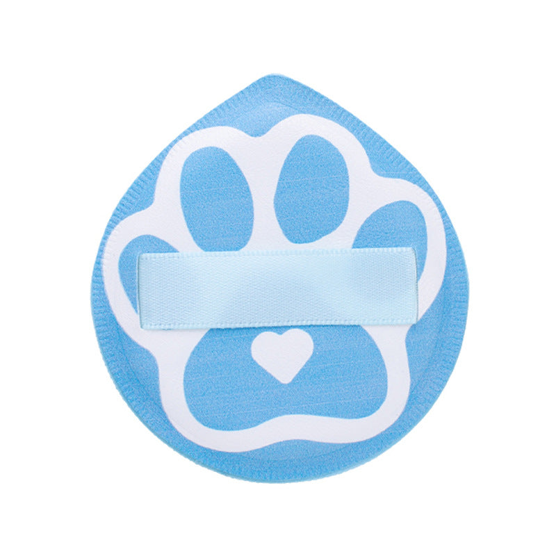 100 points cotton candy puff cat claw air cushion powder bottom liquid dry and wet dual-use powder-free large thickened sponge puff