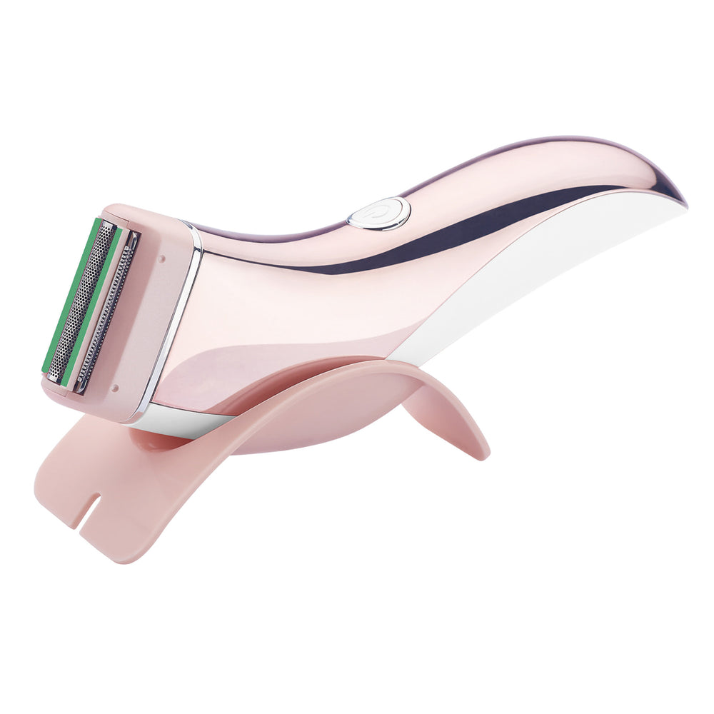 Ready-to-ship amazon moisturizing blade women's shaver, washable epilator, body hair trimmer, eyebrow razor