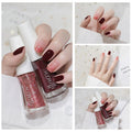 New nail polish: peel-off, no-bake, water-based, odorless, glossy, clear nail polish - spring/summer collection