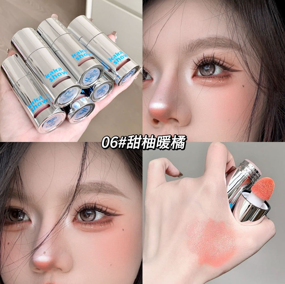 Kakashow vitality blush liquid expansion and shrinkage color vitality girl korean style water glow skin liquid blush