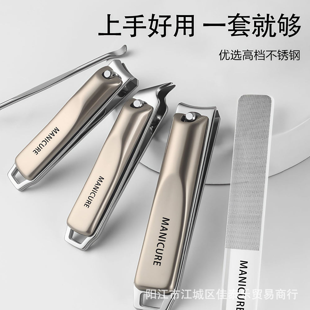German nail clippers & earwax removal tool set - premium original home use kit for men, includes nail clippers, ingrown toenail trimmer, and slant tip scissors