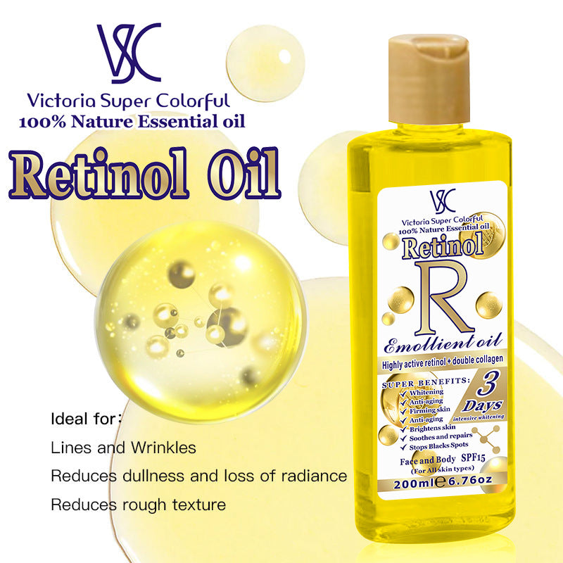 retinol essential oil facial moisturizing oil body massage oil moroccan argan oil hair care oil wholesale