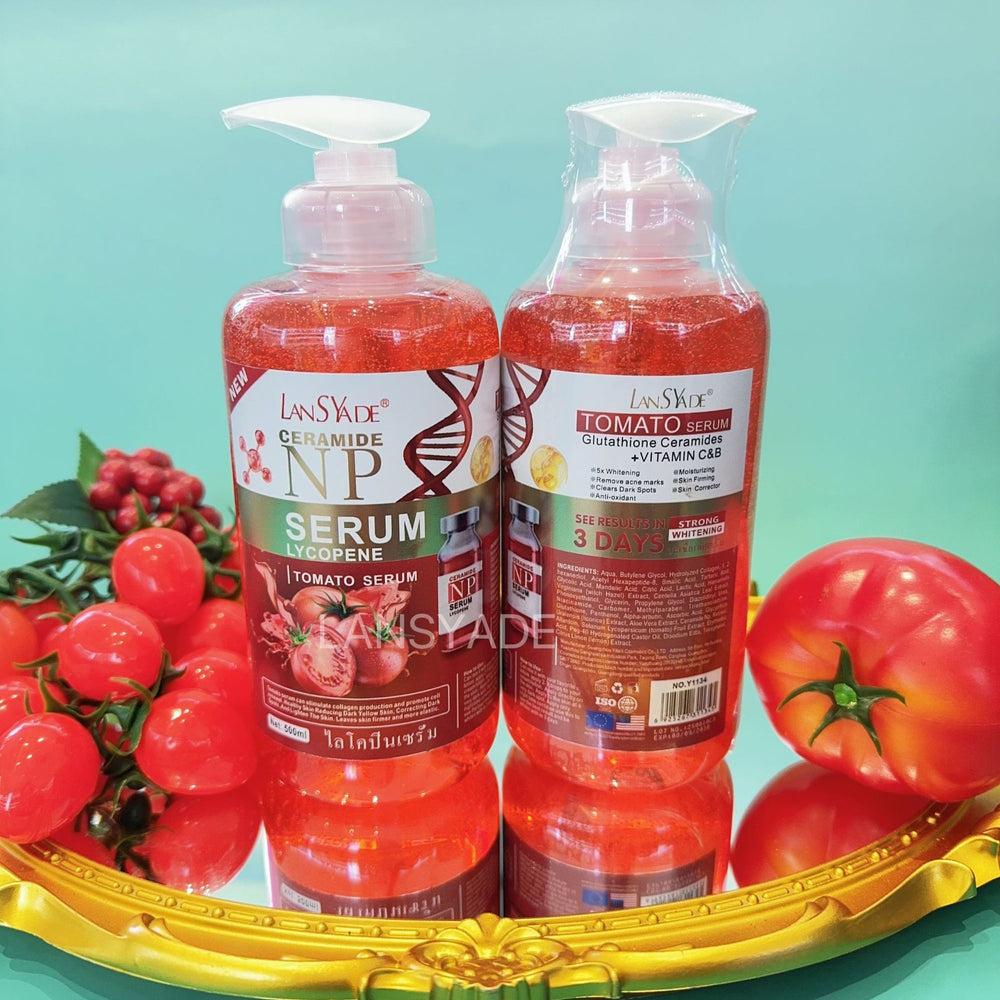 tomato extract ampoule essence fruit acid moisturizing repair brightening and blackening serum 500ml