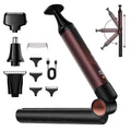 Retractable pole men's body hair electric trimmer waterproof rechargeable shaver led digital display back shaver