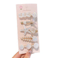 New ocean series mermaid princess hair accessories - starfish & seashell hair clips, cute kids' bang clips, alligator clips