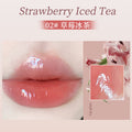 Makeup novo crystal clear diffuse water glossy lip glaze mirror pouty lips not easy to fade white affordable lipstick lip gloss