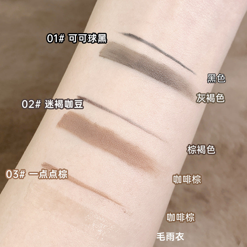 Xixi long-lasting hair-styling eyebrow cream eyeliner eyebrow makeup pen two-in-one waterproof non-smudge eyebrow tool for beginners