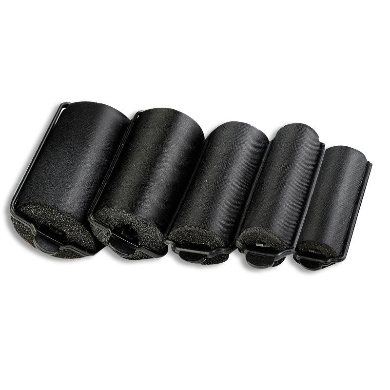 Amazon fabric-wrapped sponge hair curlers - silk satin sponge hair rollers for bangs styling and hair care