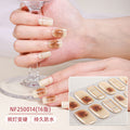 Zhengxiang custom gel nail stickers - waterproof french smudge, sparkle, uv semi-cured nail art stickers, cartoon designs