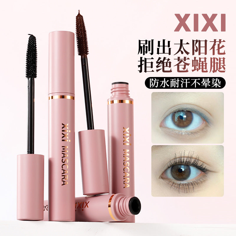 Makeup xixi wen yu curl mascara naturestereo slim long hair-styling roots clear waterproof sweatproof non-smudge