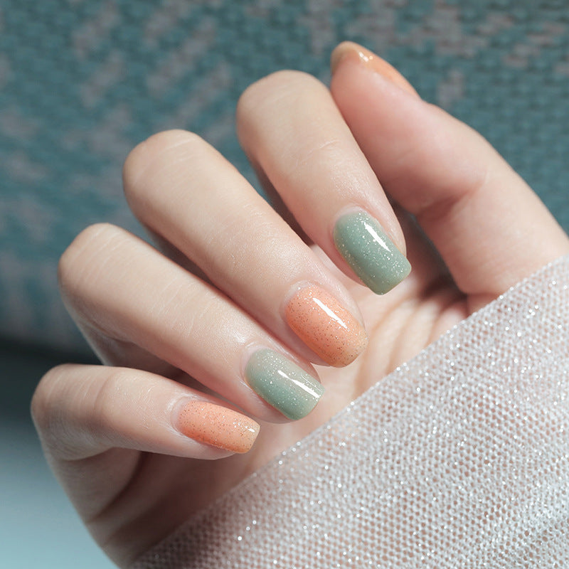 New water-based peel-off nail polish - no bake, quick dry, odorless, nude base coat, clear top coat - wholesale