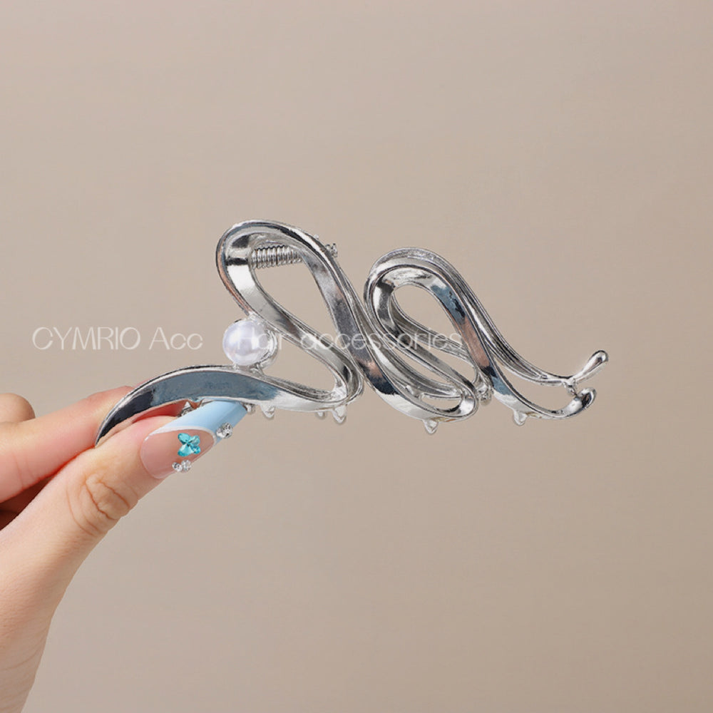 Classy metal gripper large back shark clip hairpin 2024 new classyaccessible luxury clip headwear hairpin