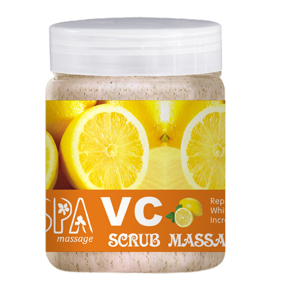 rose facial & body scrub - milk & almond cleansing exfoliating bath scrub & massage cream 350g