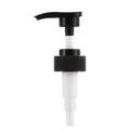 28 teeth black glossy lotion pump head 32 teeth threaded press pump head shampoo shower gel care pump head
