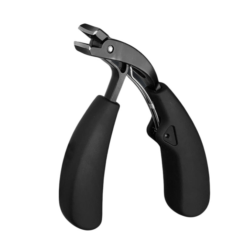 new arrival elbow large opening nail clippers oblique nail clippers thick nails hard pliers anti-splash nail clippers